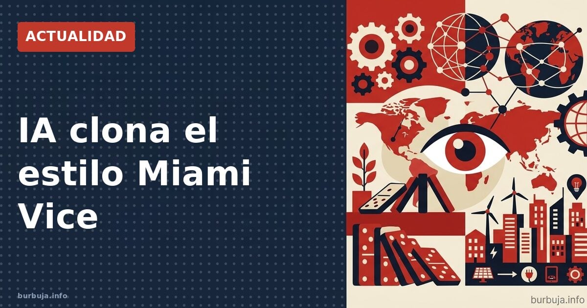La IA recrea Miami Vice: ¿adiós a los actores reales?
