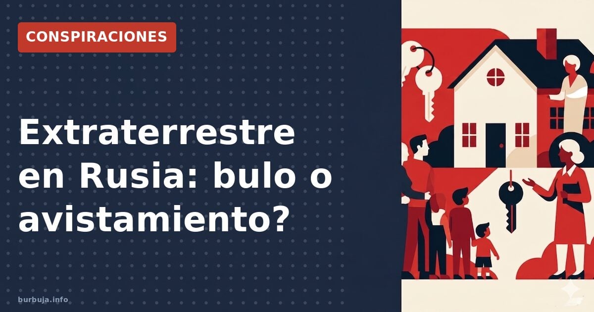 Extraterrestre en Rusia: bulo o avistamiento?