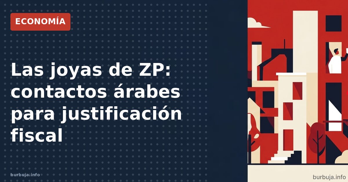 Las joyas de ZP: contactos árabes para justificación fiscal