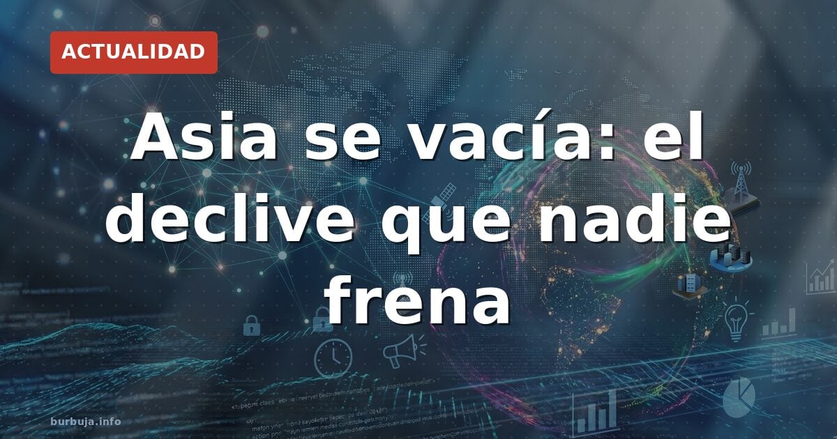 Asia se queda sin hijos: ¿extinción en 50 años?