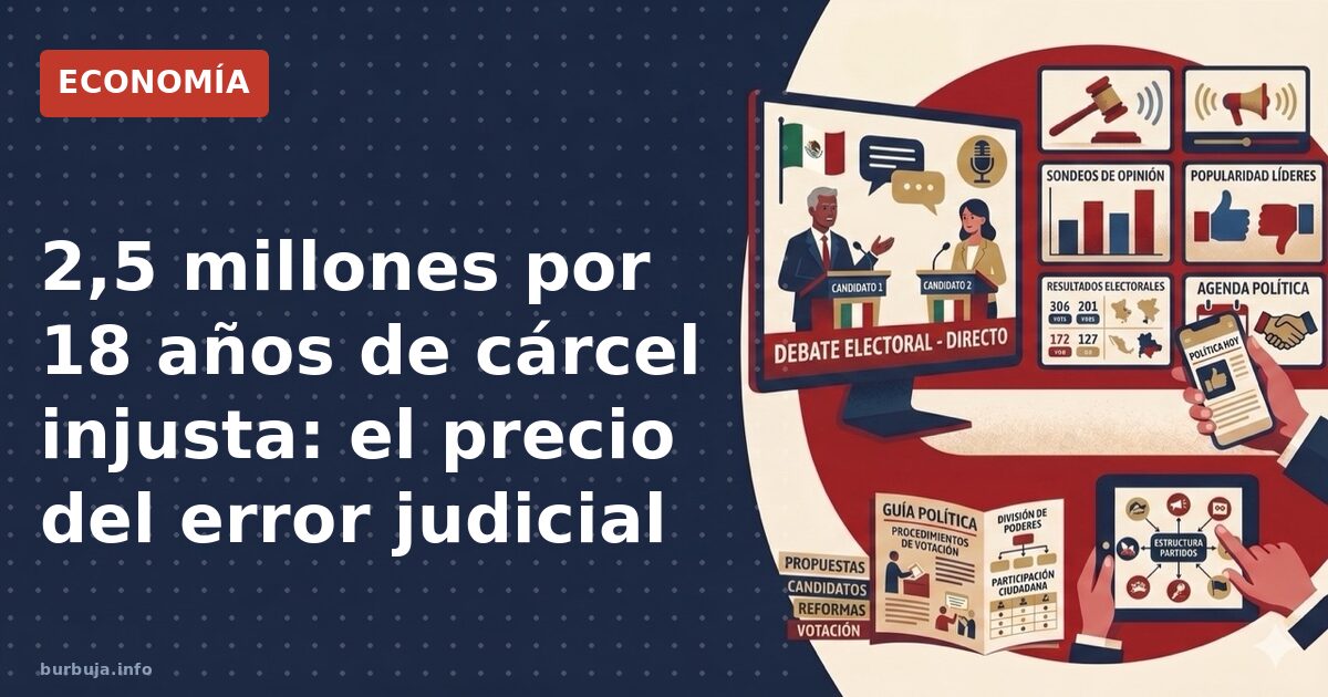 18 años inocente en prisión: el Supremo paga 2,5 millones