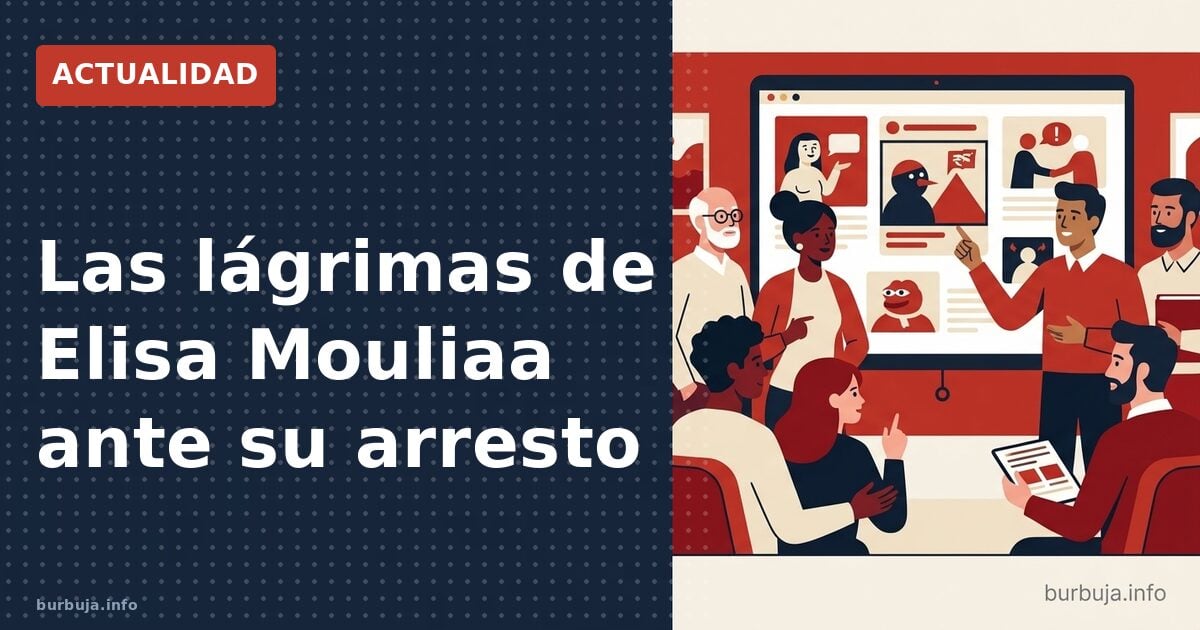 Elisa Mouliaa llora en TV: la orden de arresto que la espera en Barajas