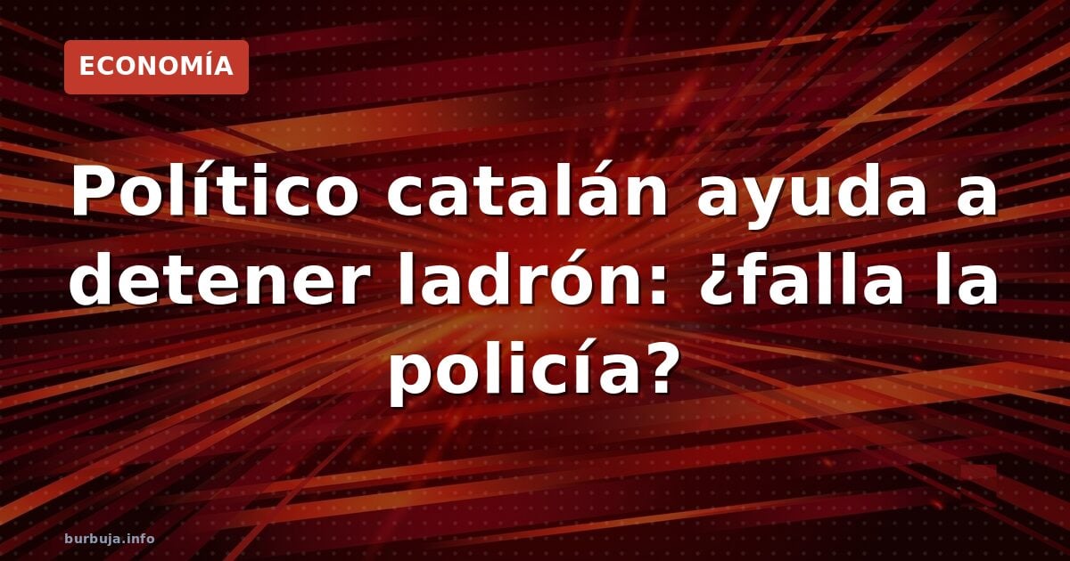 Ciudadano frena un robo: ¿héroe o imprudente?
