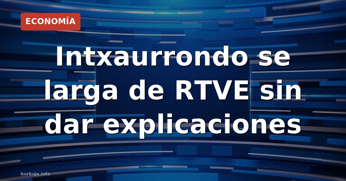 ¿Se va Silvia Intxaurrondo de RTVE? El rumor que crece