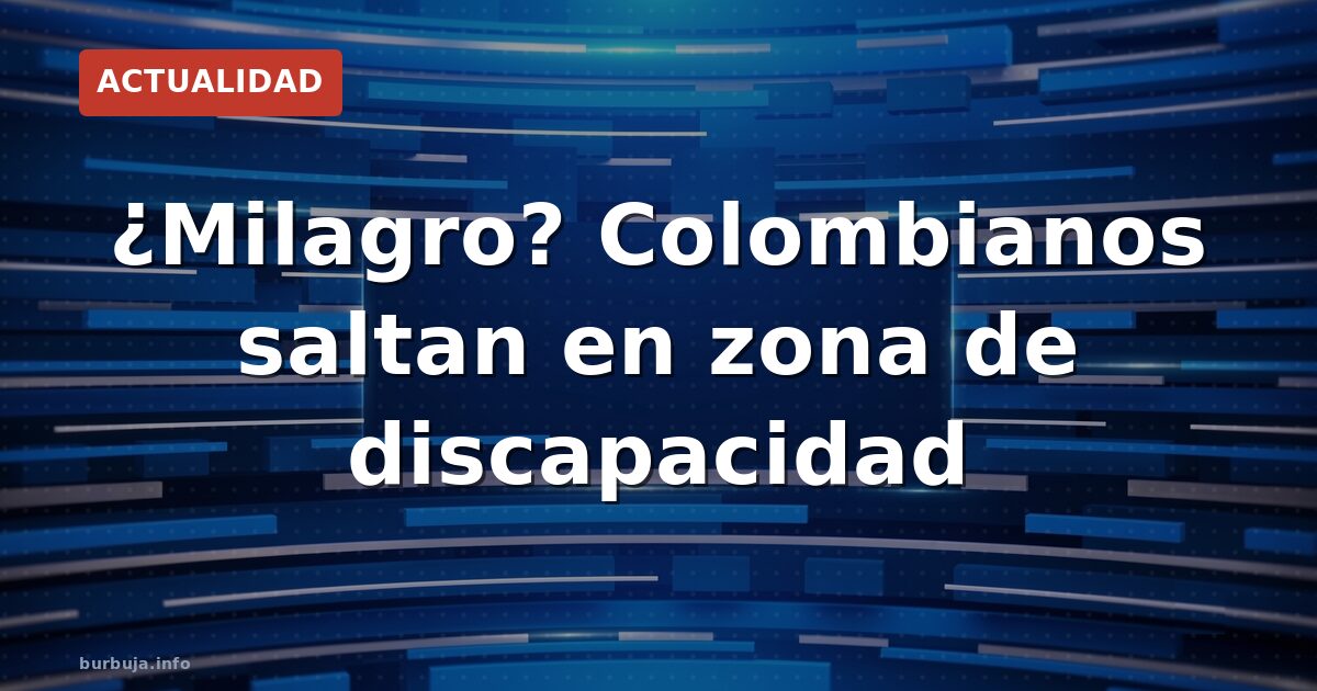 Milagro o burla: hinchas colombianos en zona de discapacitados