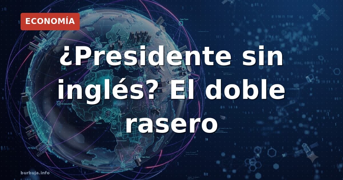 ¿Presidente sin inglés? El doble rasero