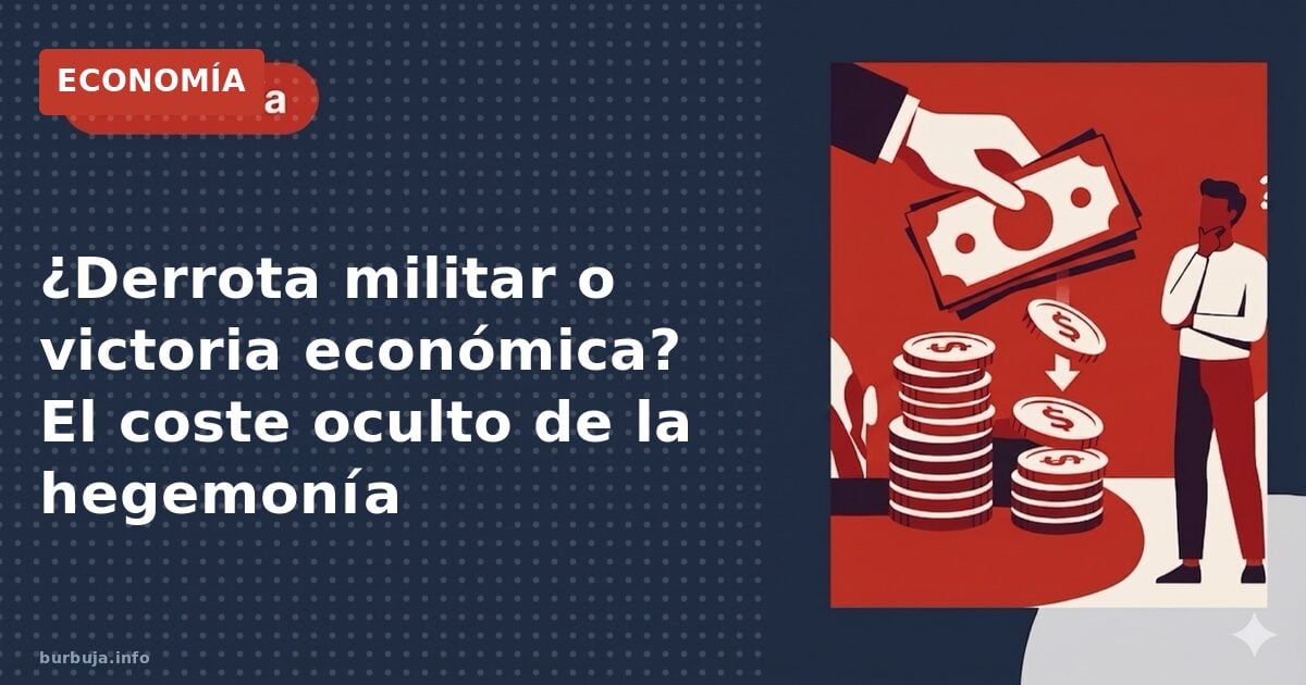 ¿Derrota militar o victoria económica? El nuevo paradigma de EEUU