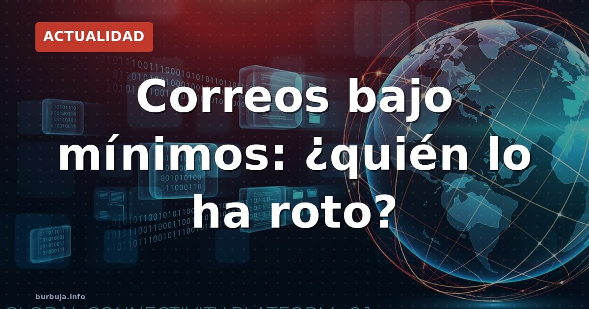 Correos en crisis: colapso postal y trama de Serrano