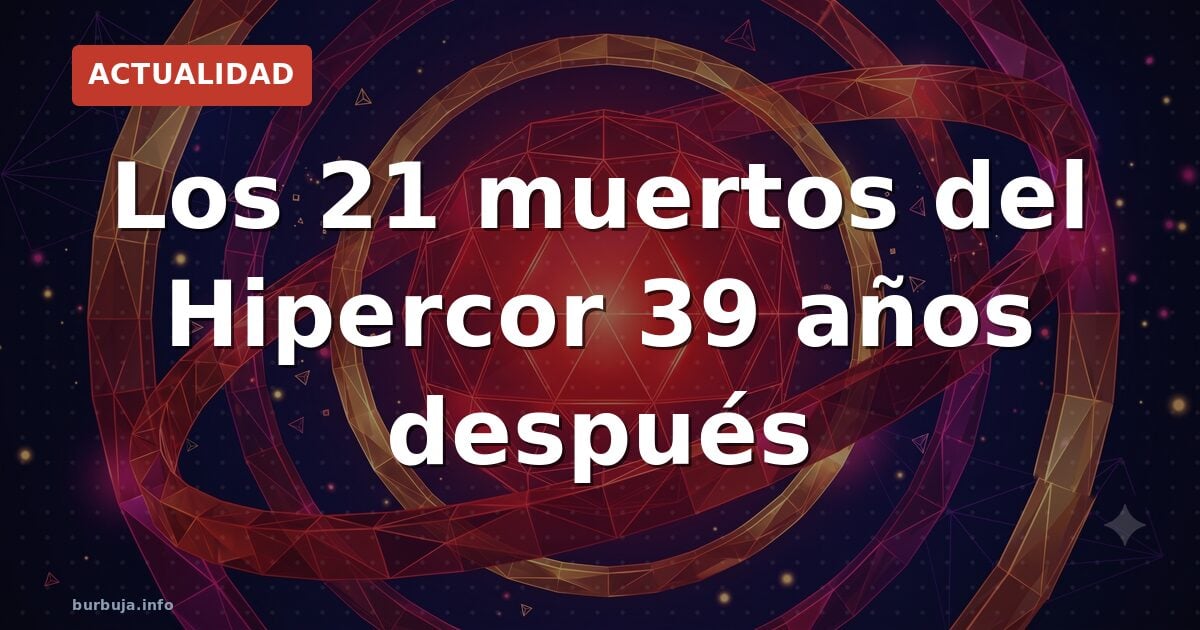 Hipercor: 21 muertos en el peor atentado de ETA