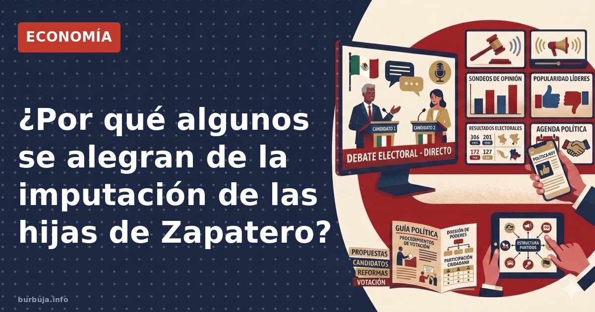 ¿Por qué algunos se alegran de la imputación de las hijas de Zapatero?