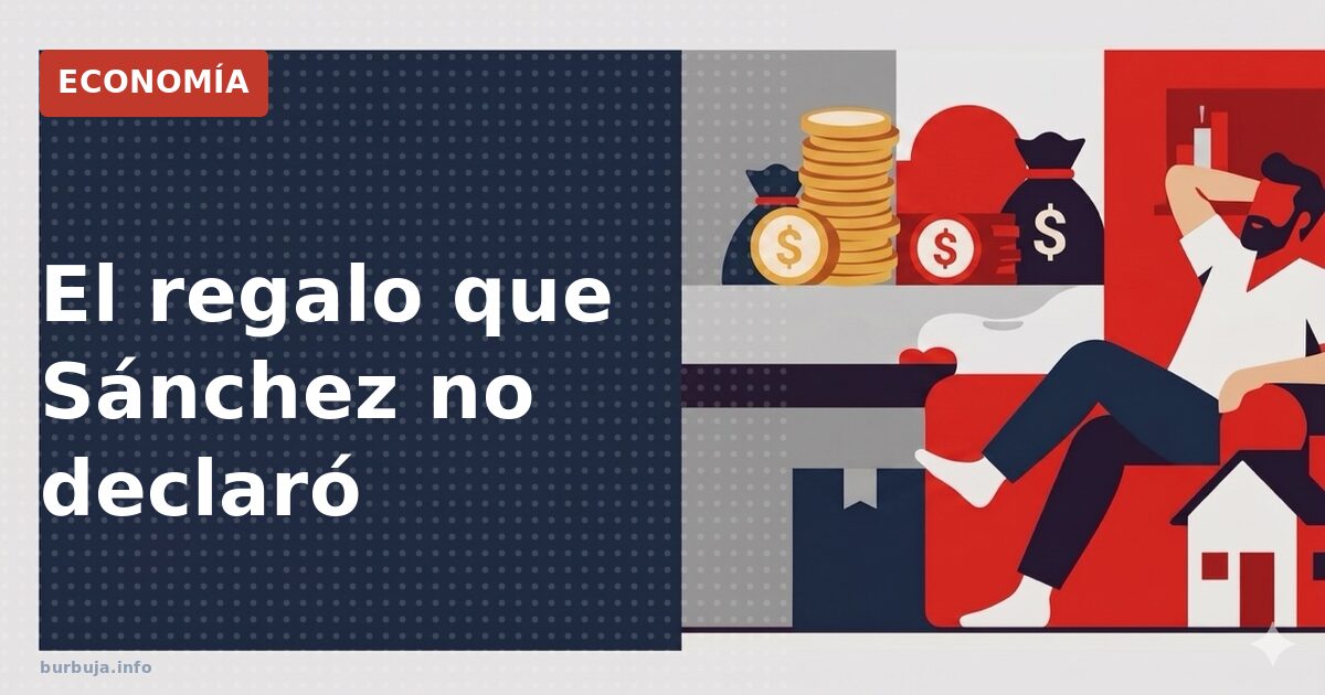 El regalo que Sánchez no declaró