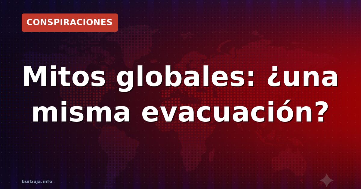 Mitos globales: ¿una misma evacuación?