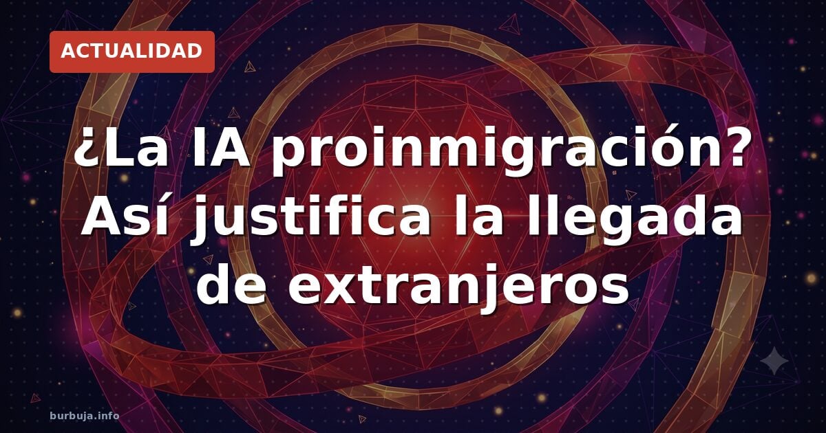 ¿La IA favorece la inmigración para compensar natalidad?