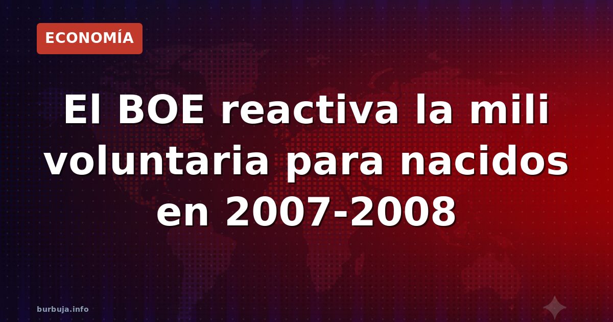 La mili vuelve: voluntaria pero ¿por cuánto tiempo?