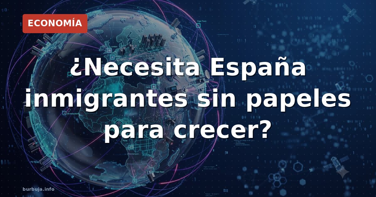 ¿Necesita España inmigrantes sin papeles para crecer?