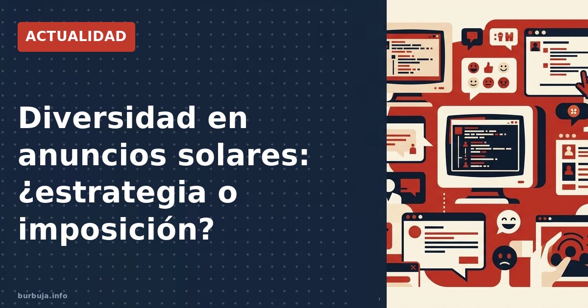 Diversidad en anuncios solares: ¿estrategia o imposición?