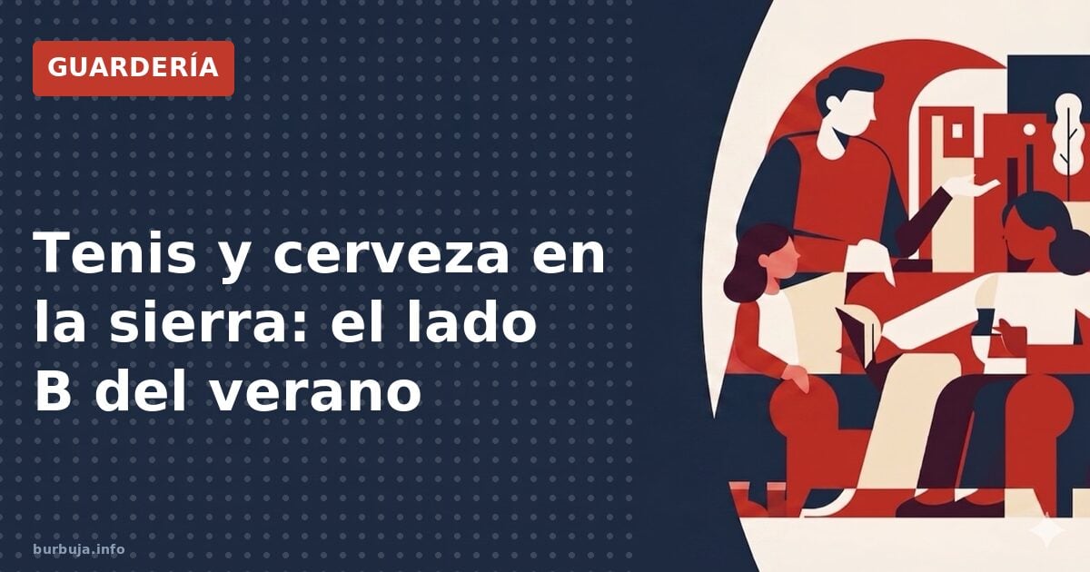 Tenis y Paulaner: el plan de verano en la sierra