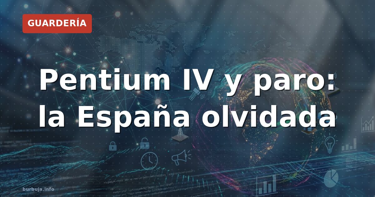 Paro y tecnología obsoleta en el suburbio