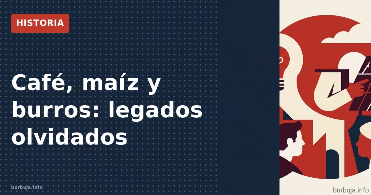 Mazorcas de maíz y patatas sobre una mesa junto a plantas de tabaco, cultivos originarios de América central y los Andes