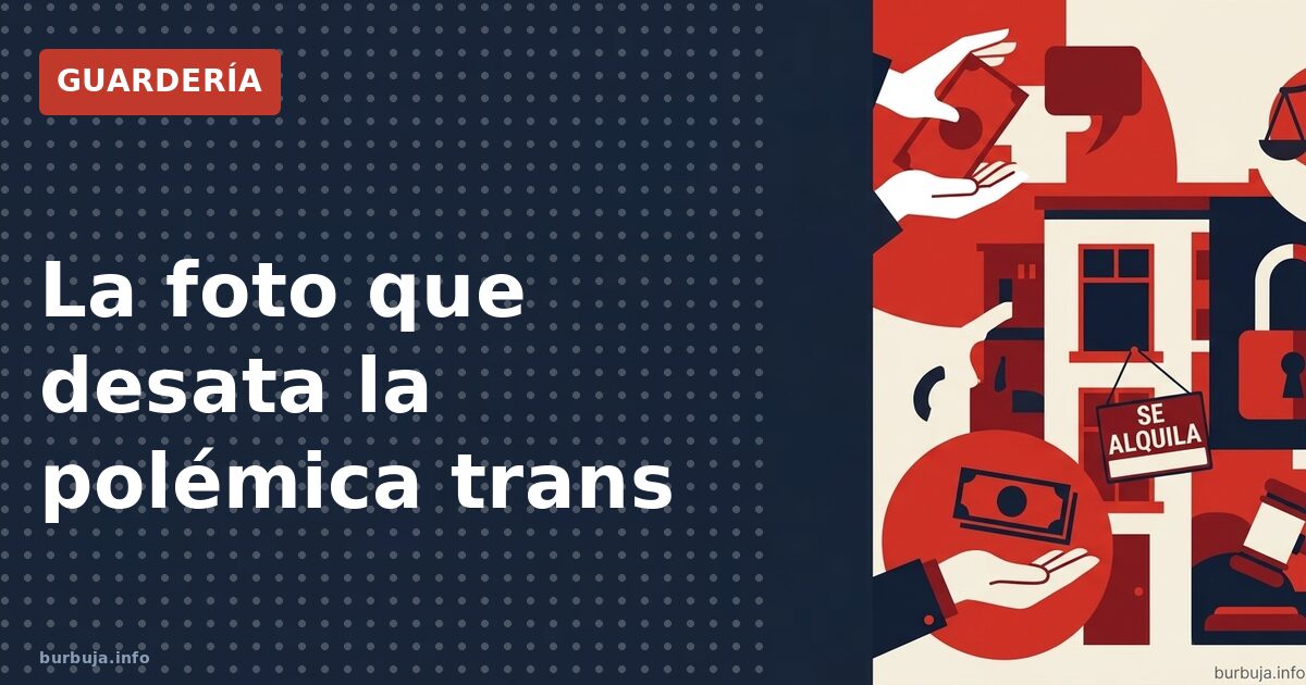 La foto que desata la polémica trans