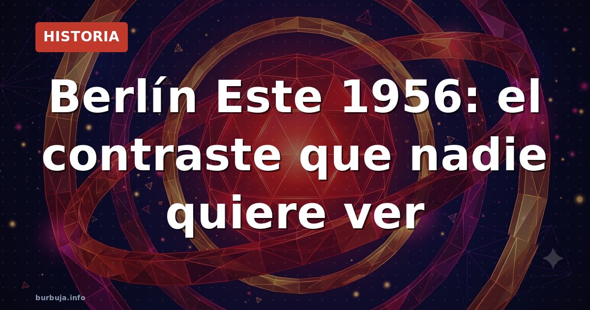 El Berlín Este que avergonzaba a la RDA