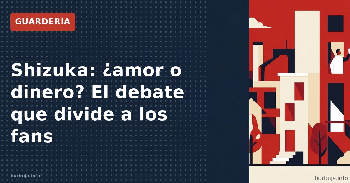 Shizuka: ¿amor o dinero? El debate que divide a los fans