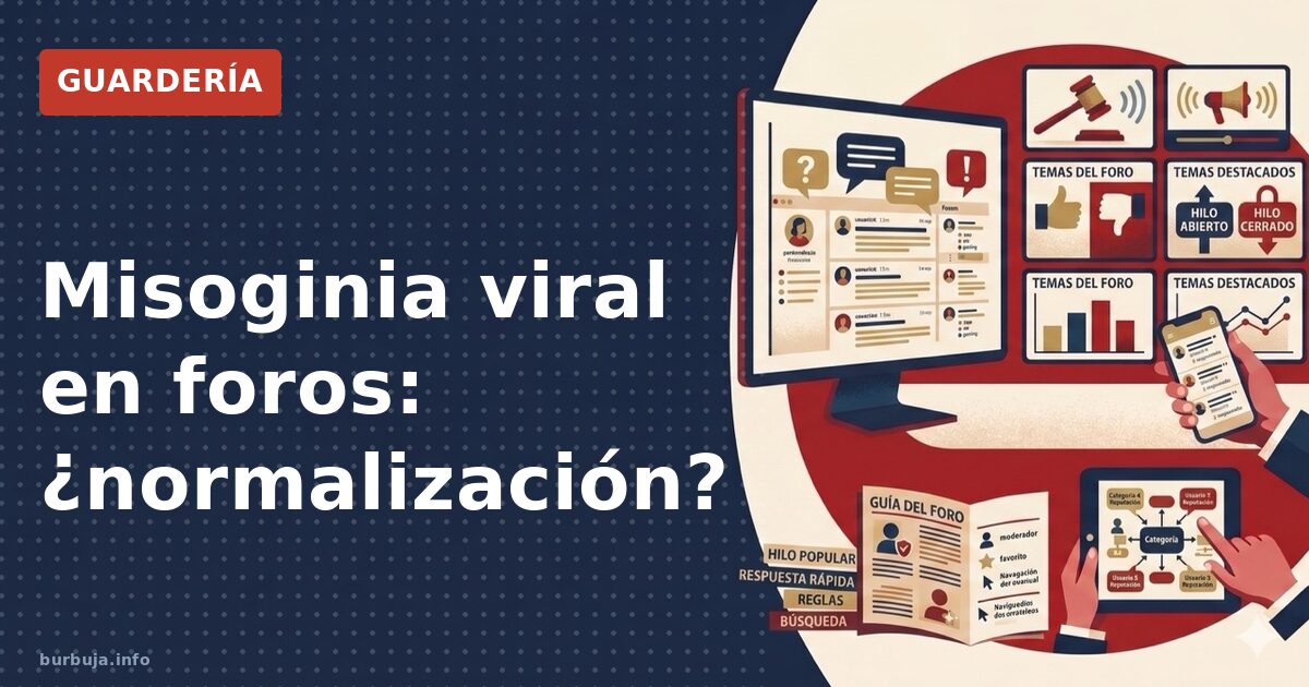 Misoginia viral en foros: ¿normalización?