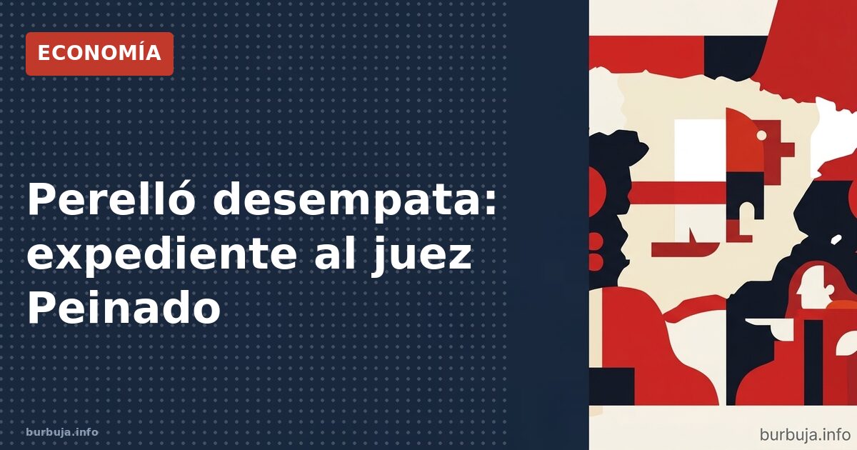 Voto de calidad de Perelló contra el juez Peinado