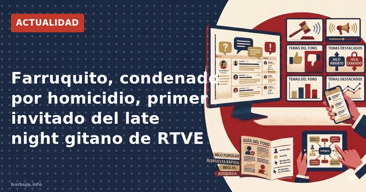 Farruquito, condenado por homicidio, primer invitado del late night gitano de RTVE