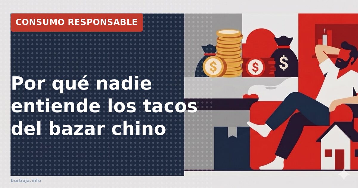 Colgar 12 kilos: el drama de los tacos chinos