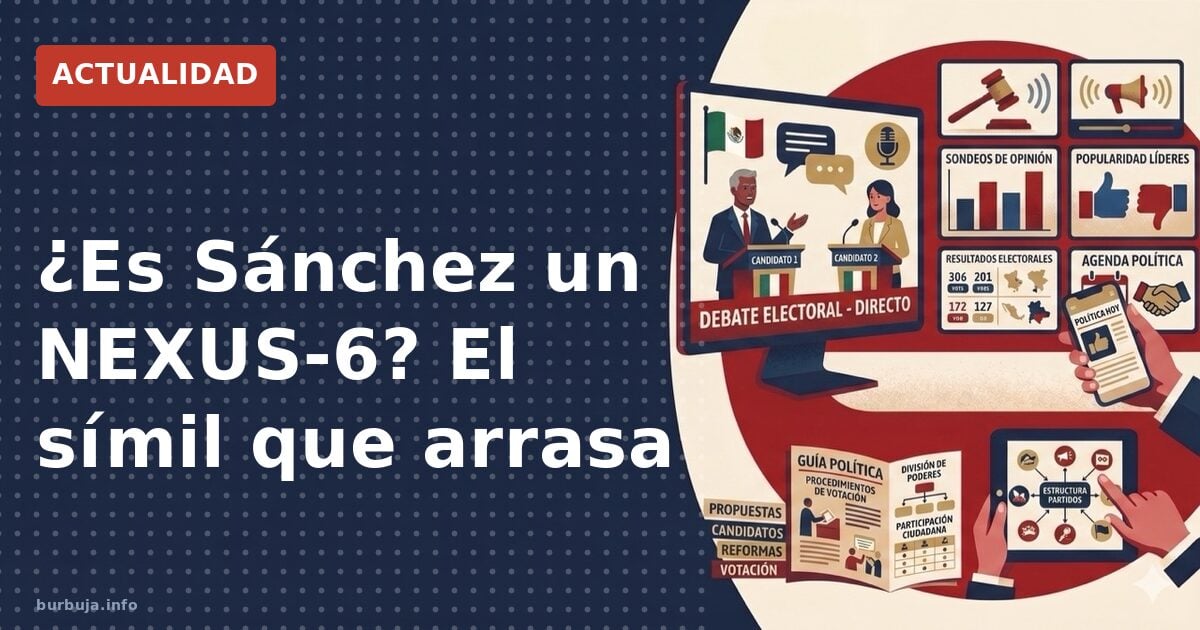 ¿Es Sánchez un NEXUS-6? El símil que arrasa