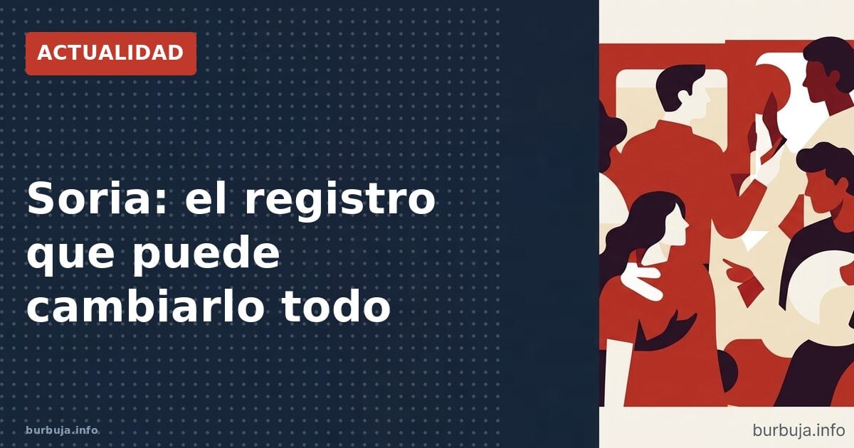 Registro en Soria: ¿nuevo golpe anticorrupción?