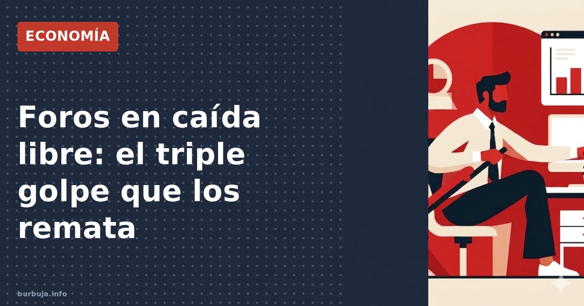 Foros en caída libre: la IA y la brecha generacional