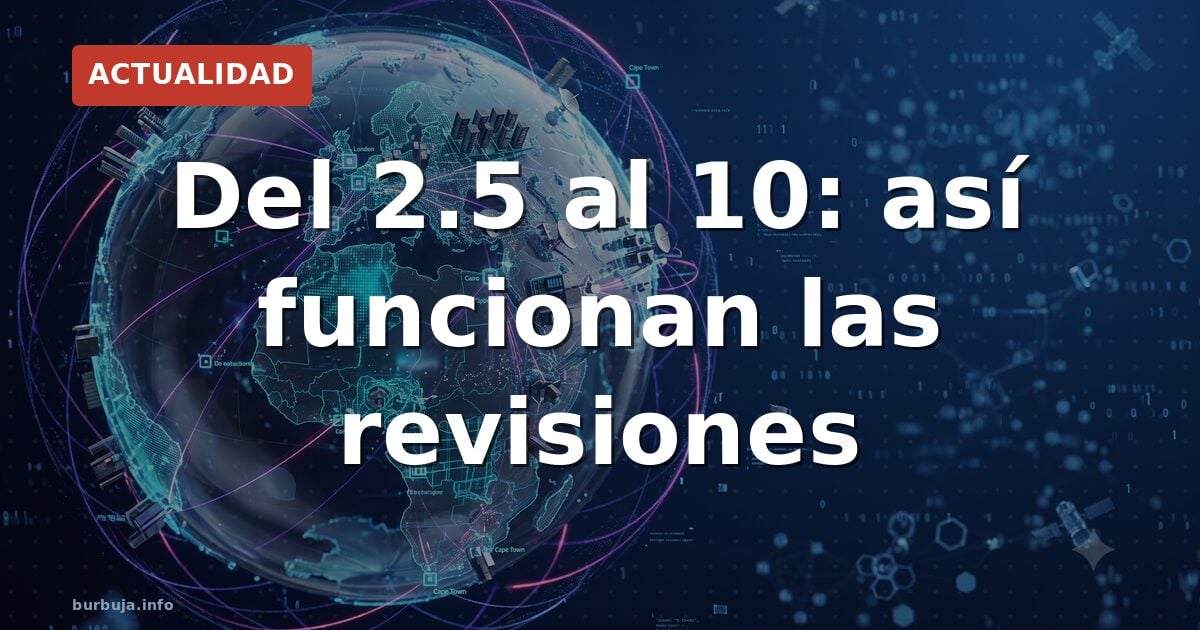 Del 2.5 al 10: así funcionan las revisiones