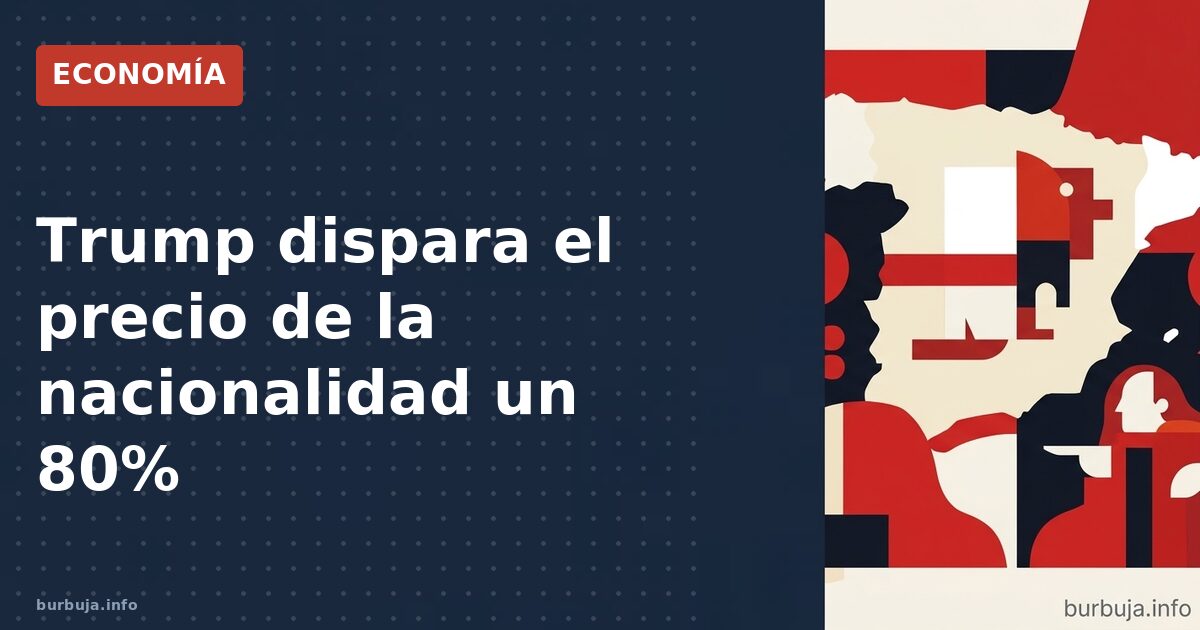 Trump encarece la nacionalidad un 80%