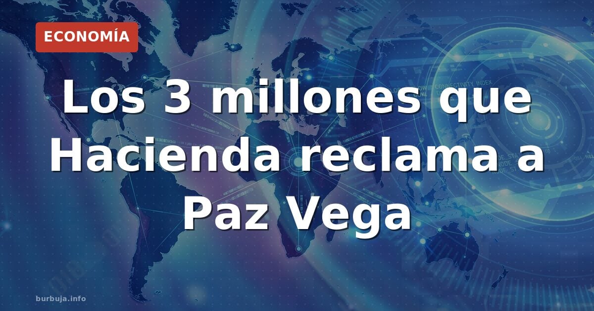 La actriz debe 3 millones a Hacienda mientras busca subvenciones