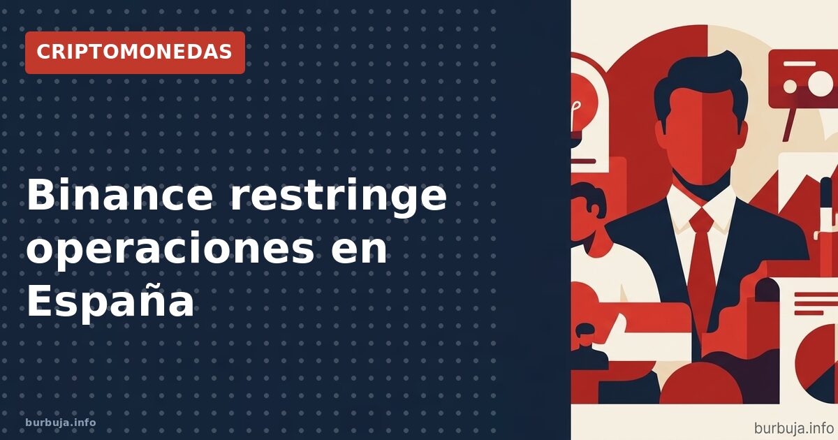 Binance España: adiós a las operaciones sin MiCA