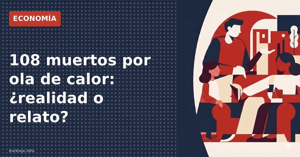 108 muertos: ¿realidad o relato climático?