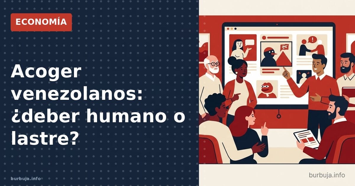 Venezolanos en España: ¿solidaridad o colapso?