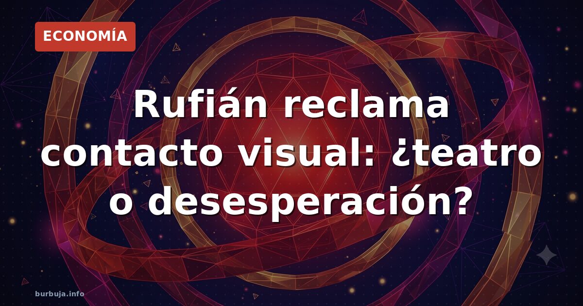 Rufián pide al Chapero que le mire a los ojos