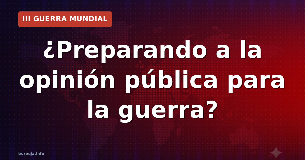 ¿Quién paga la guerra? La pregunta prohibida