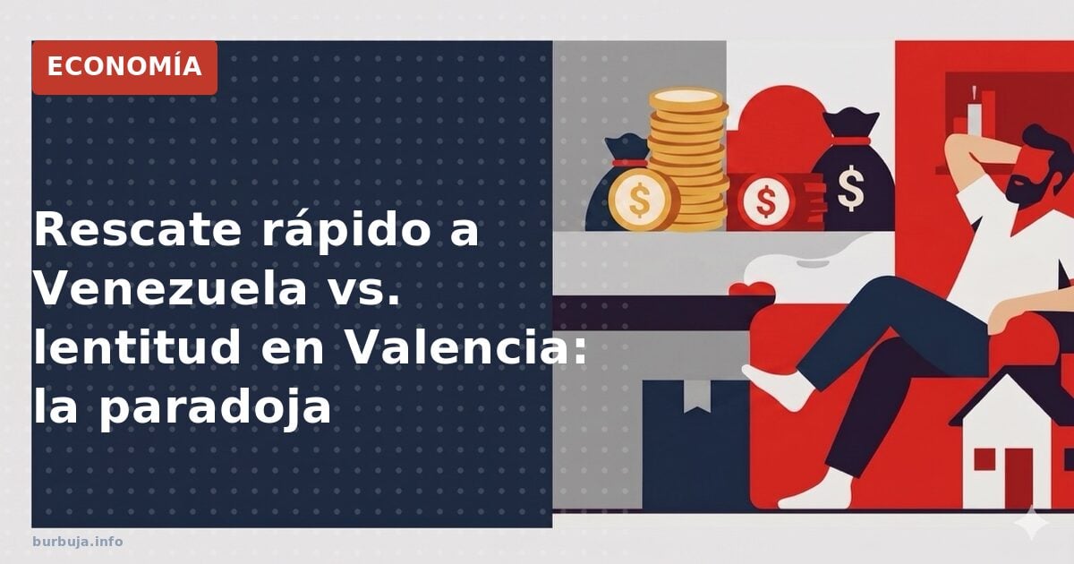 DANA: 5 días de espera vs ayuda inmediata a Venezuela