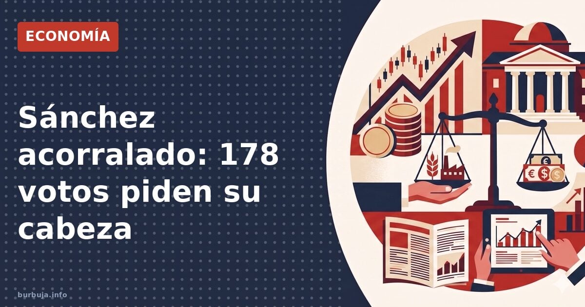 Sánchez acorralado: 178 votos piden su cabeza