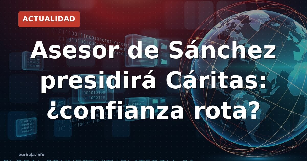 El economista de Sánchez que dirigirá Cáritas