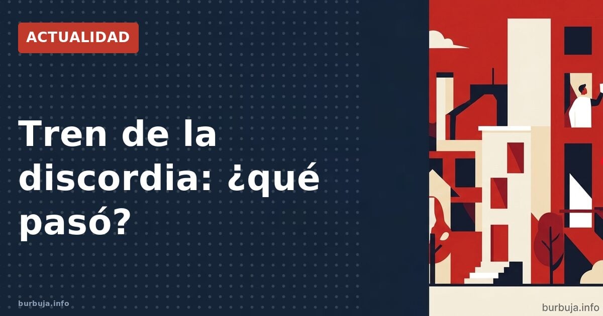 Tren de la discordia: ¿qué pasó?