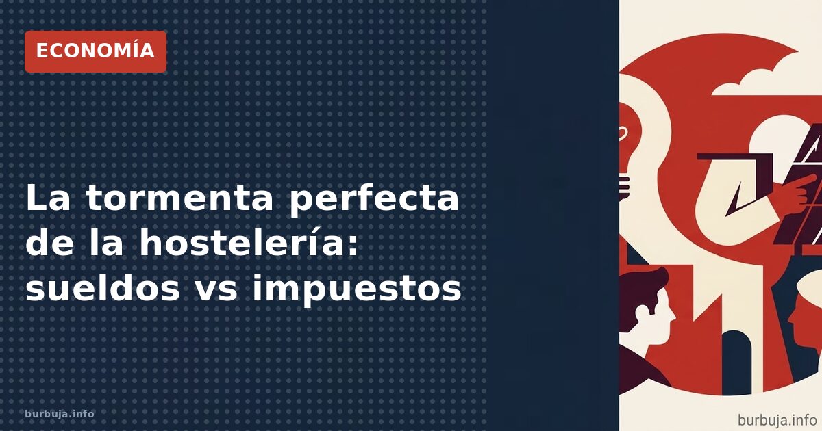 Hostelería en crisis: tapas caras, camareros explotados