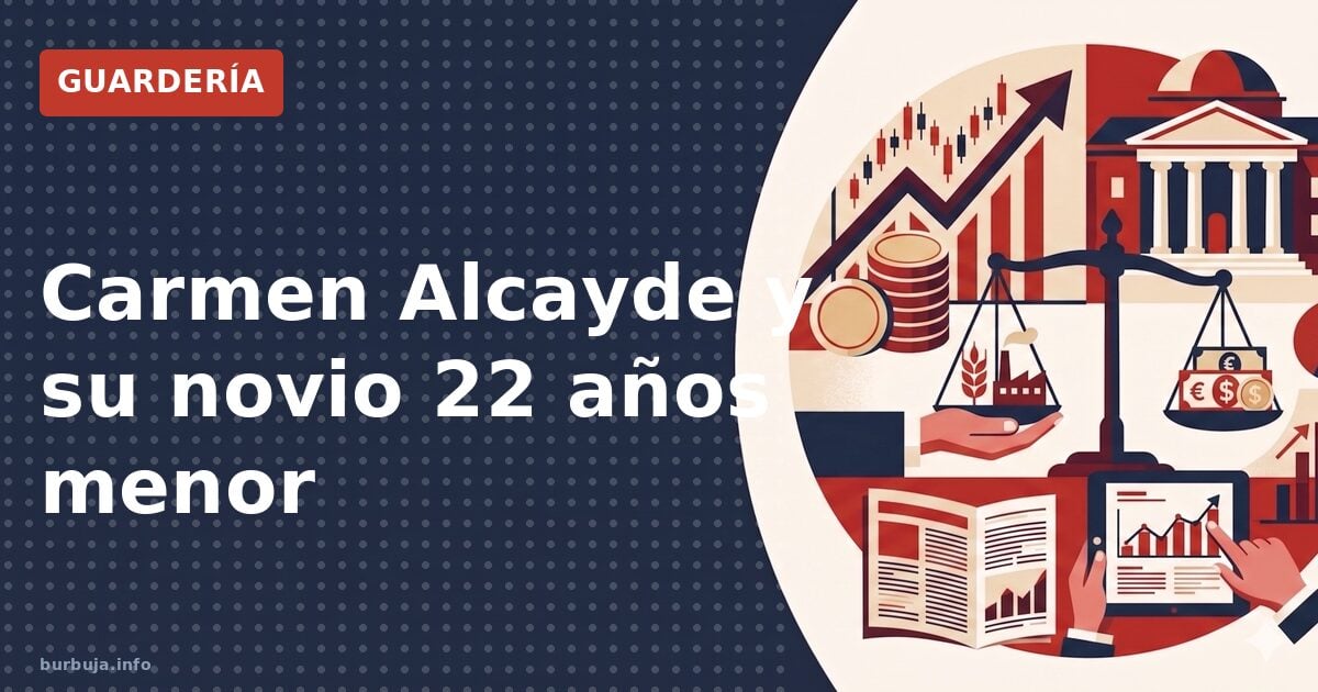 Carmen Alcayde y su novio 22 años menor