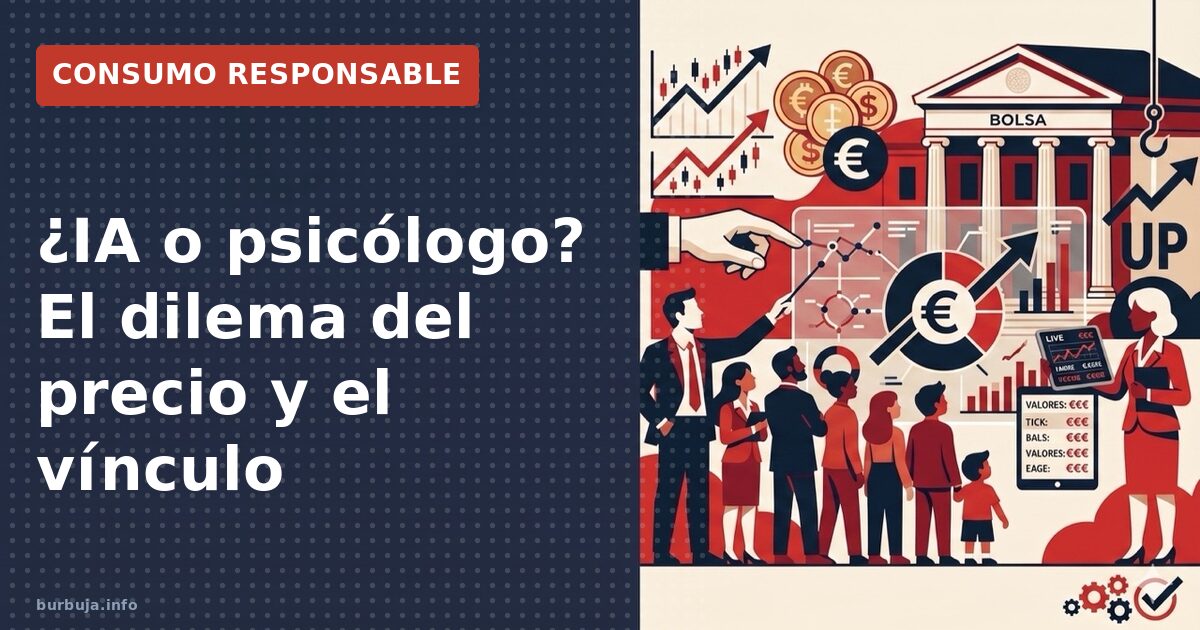 IA vs psicólogo: ¿terapia de 50€ hora o vínculo humano?