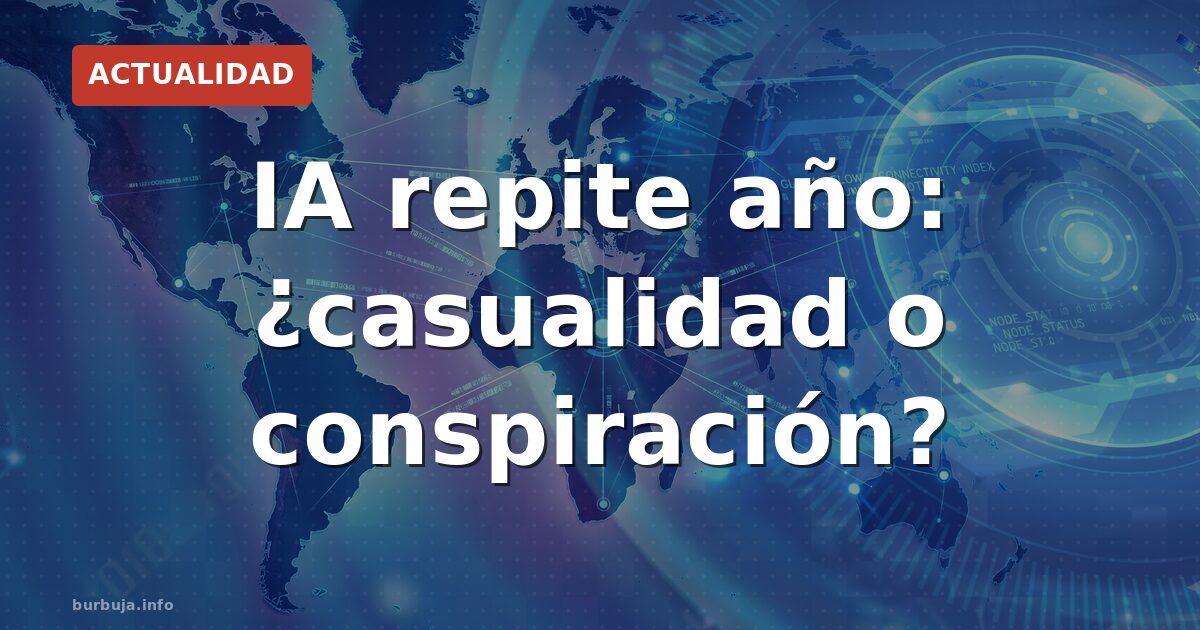 IA repite año: ¿casualidad o conspiración?