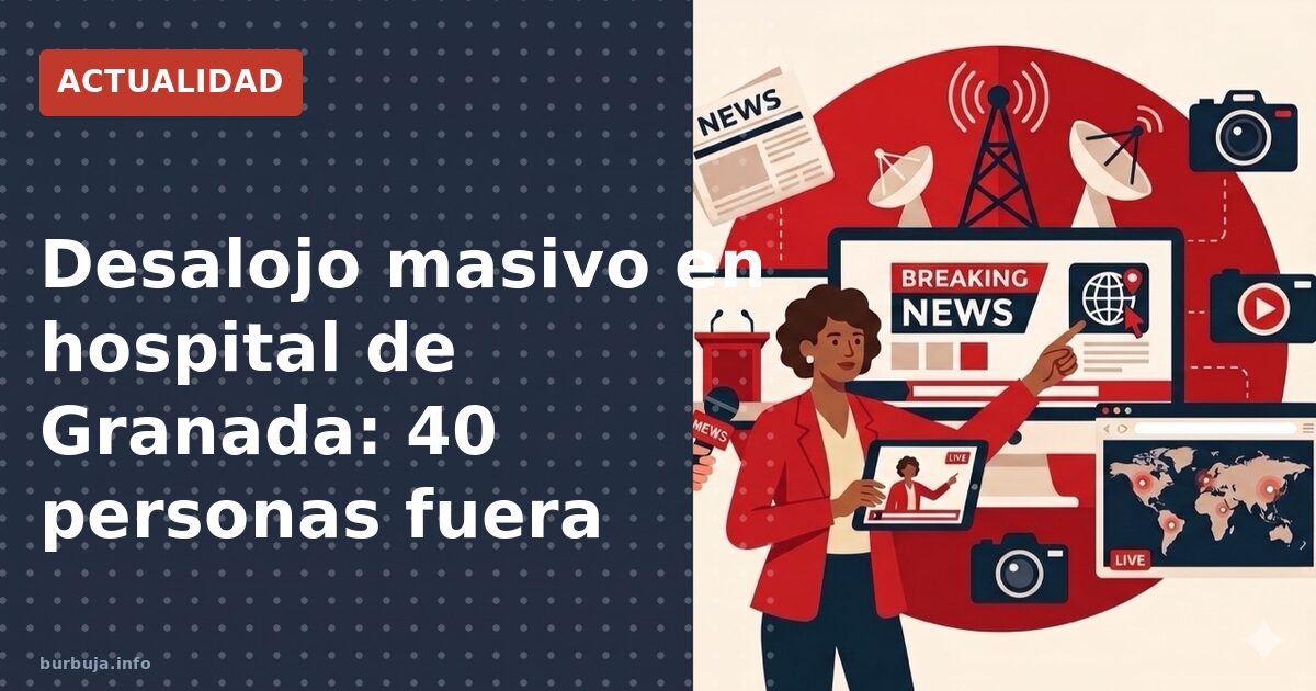 40 personas desalojadas de un hospital en Granada